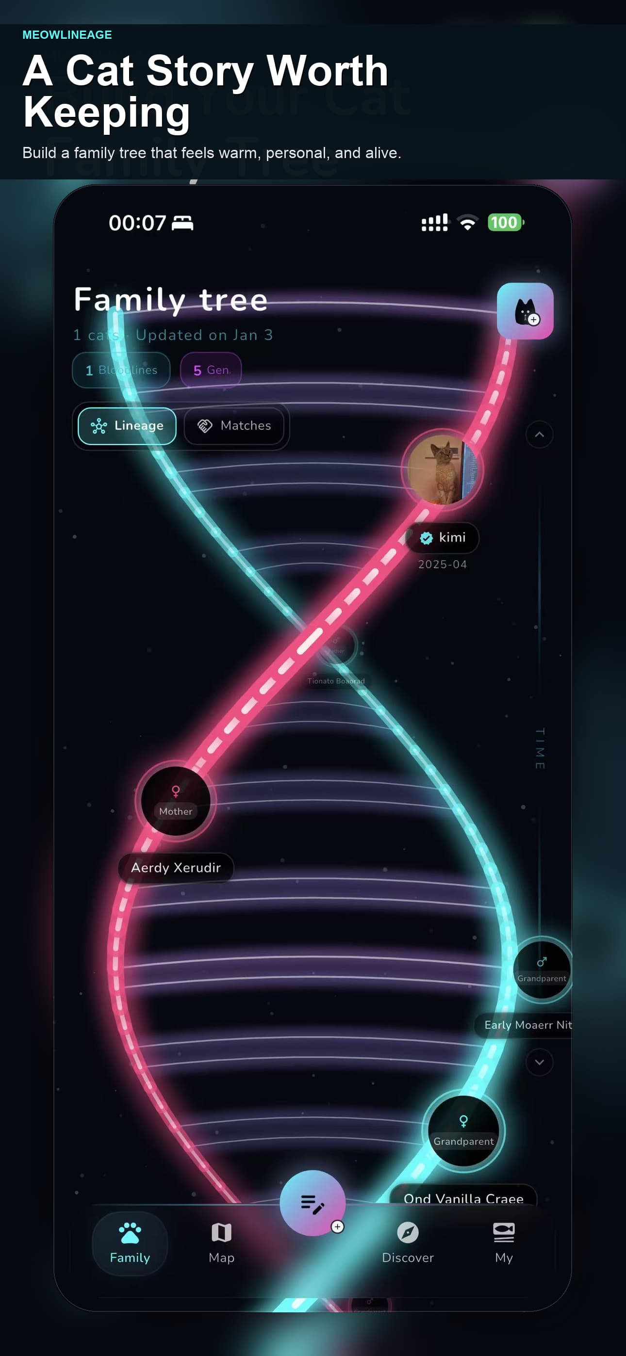 Family tree feature preview